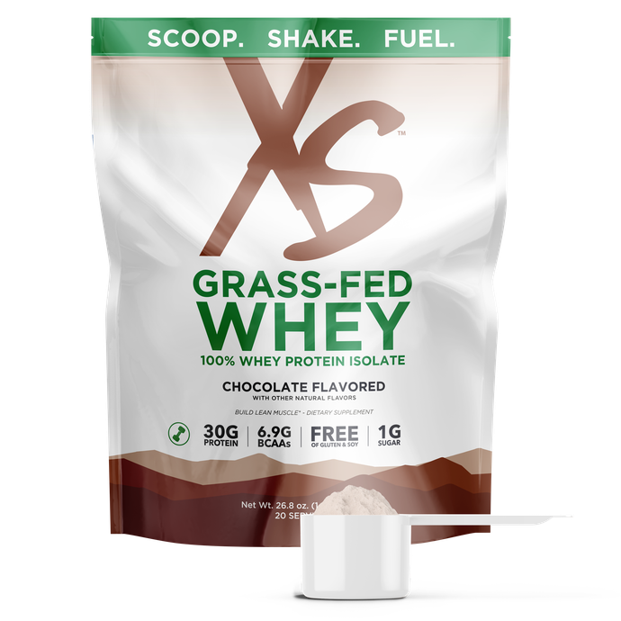 XS™ Grass-Fed Whey Protein – Chocolate