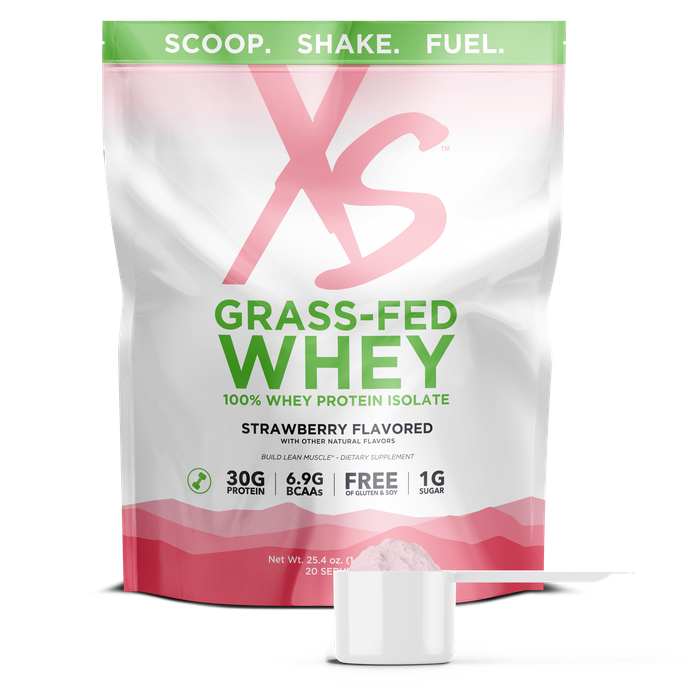 XS™ Grass-Fed Whey Protein – Strawberry