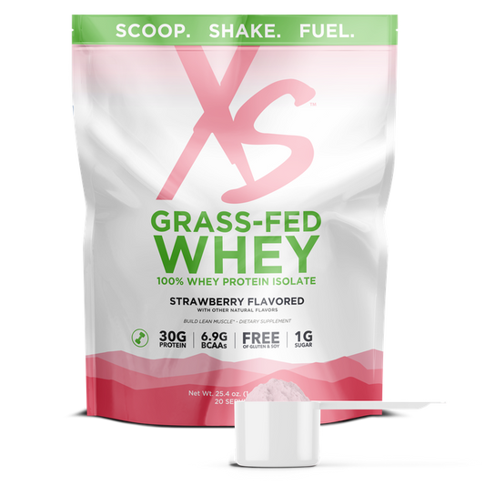 XS™ Grass-Fed Whey Protein – Strawberry