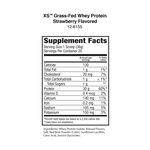 XS™ Grass-Fed Whey Protein – Strawberry