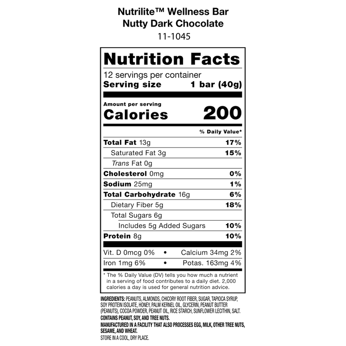 Nutrilite™ Wellness Bars - Nutty Dark Chocolate